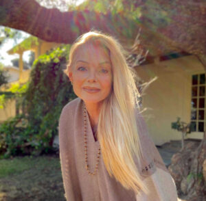 Kate outside backlit